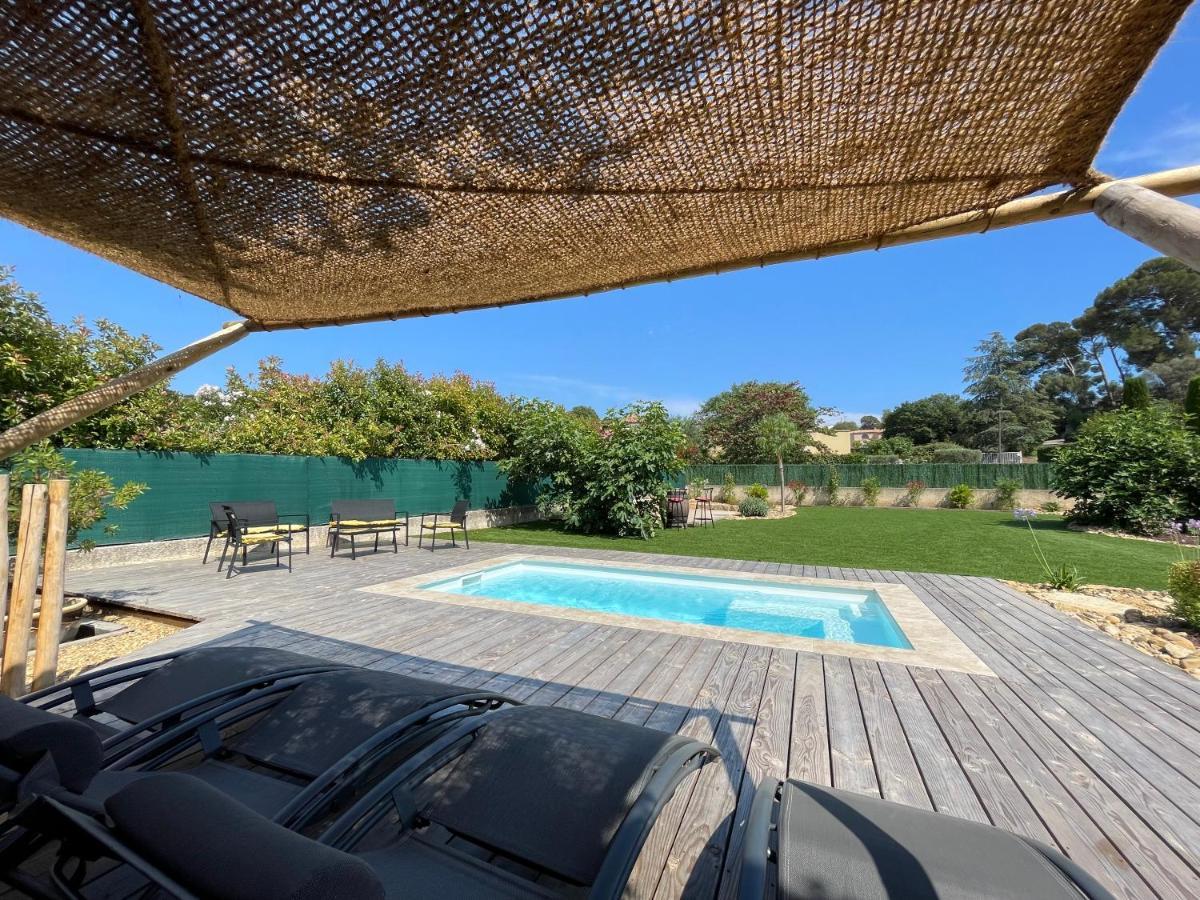Вілла Mas Provencale Jardin Piscine Сен-Сір-сюр-Мер Екстер'єр фото